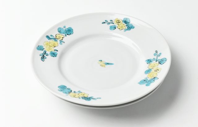 九谷青窯 87 色絵6寸皿 ｜ 暮らしのうつわ花田 和食器 通販