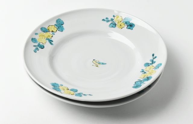 九谷青窯 101 色絵7寸皿 ｜ 暮らしのうつわ花田 和食器 通販