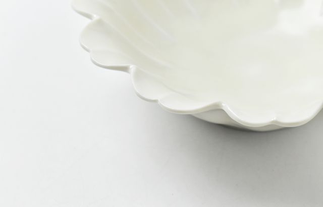 鈴木重孝 18 黄白磁輪花7寸鉢 ｜ 暮らしのうつわ花田 和食器 通販