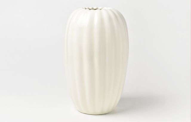 鈴木重孝 黄白磁カボチャ文花生B ｜ 暮らしのうつわ花田 和食器 通販