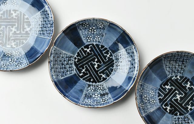 須谷窯 祥瑞輪花5.5寸皿 ｜ 暮らしのうつわ花田 和食器 通販