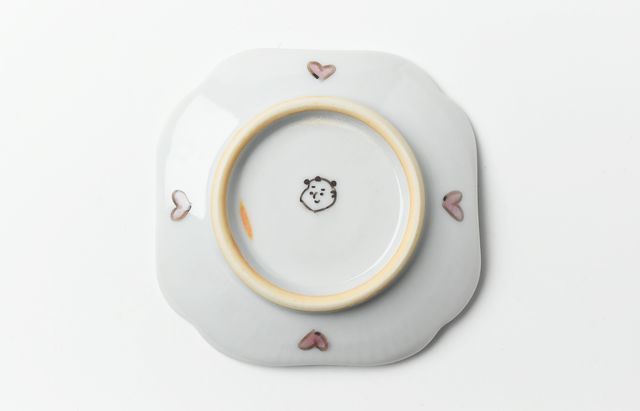 堀畑蘭 1A 隅入豆皿 色絵おしゃれ唐子 ｜ 暮らしのうつわ花田 和食器 通販