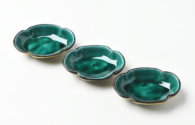 入れ子の色絵の鉢 花田 色絵木瓜豆鉢（内緑） ｜ 暮らしのうつわ花田 和食器 通販