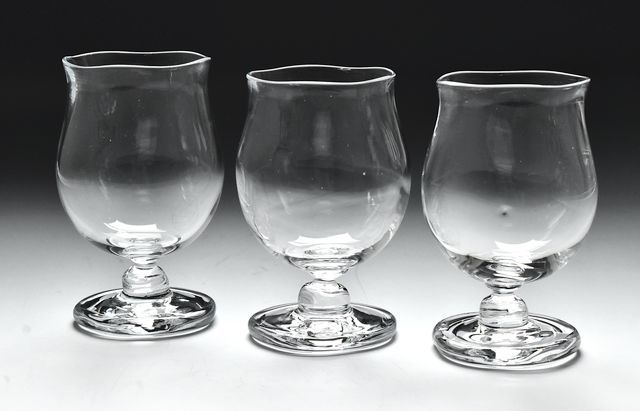 Yu-ten さざ波 グラス 足つき小 ｜ 暮らしのうつわ花田 和食器 通販