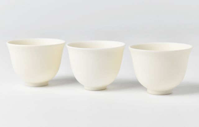 白磁　猪口 白磁ミニ猪口 B【水垣 千悦】 | たかすの杜 Online Shop