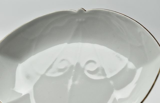 水野克俊　茶碗　6個セット 水野克俊 茶碗 6個セット 小器藝廊- 水野克俊-白磁輪花筒型