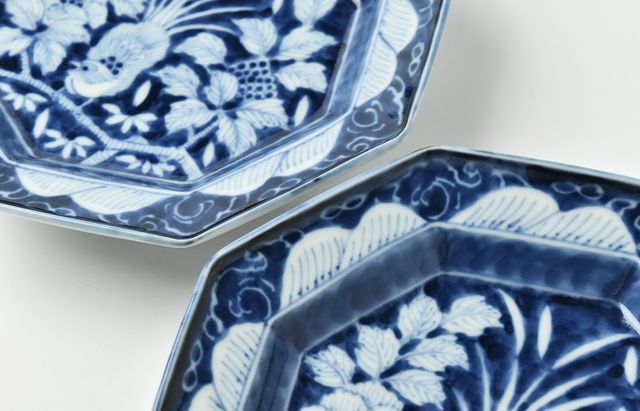 岩永 浩 花鳥外濃文八角5寸皿 ｜ 暮らしのうつわ花田 和食器 通販