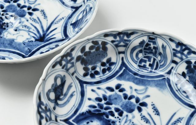 岩永浩 芙蓉手兎文輪花向付 ｜ 暮らしのうつわ花田 和食器 通販