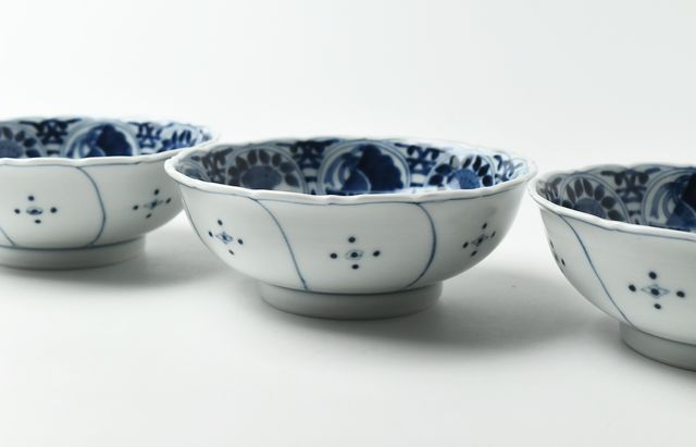岩永 浩 芙蓉手花鳥文輪花深向付 ｜ 暮らしのうつわ花田 和食器 通販