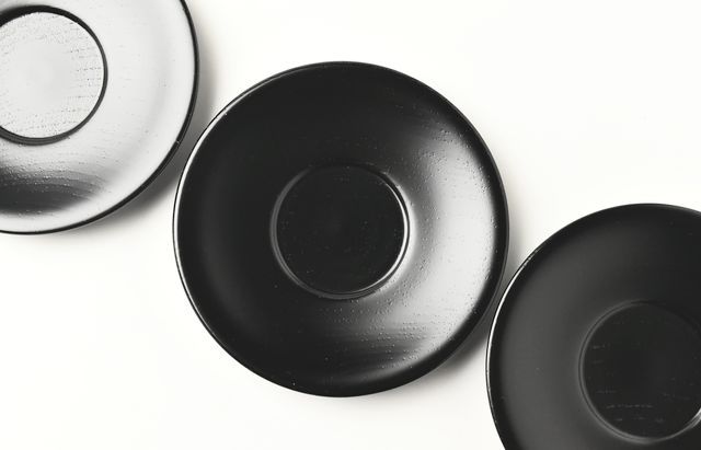 花田 茶托4.2黒メハジキ（5枚組） ｜ 暮らしのうつわ花田 和食器 通販