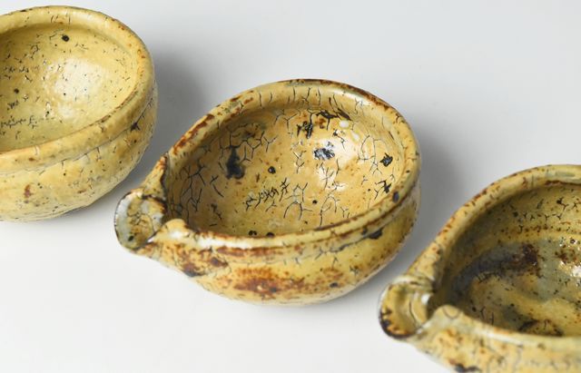 工藤和彦 1 黄粉引片口豆鉢 ｜ 暮らしのうつわ花田 和食器 通販