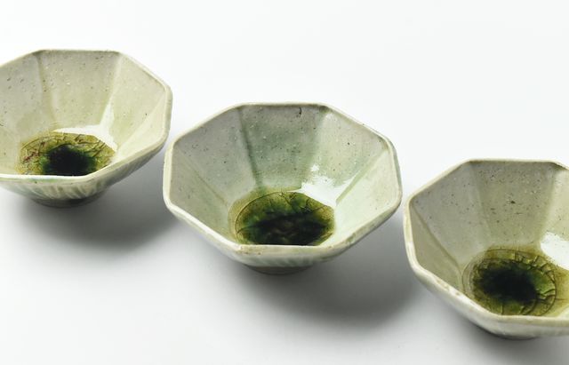 雪ノ浦裕一 緑釉八角豆鉢 ｜ 暮らしのうつわ花田 和食器 通販