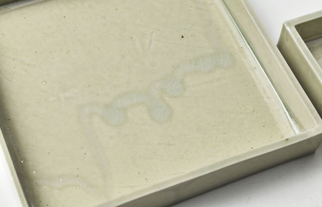 安齋新・厚子 5 青磁四角皿（S） ｜ 暮らしのうつわ花田 和食器 通販