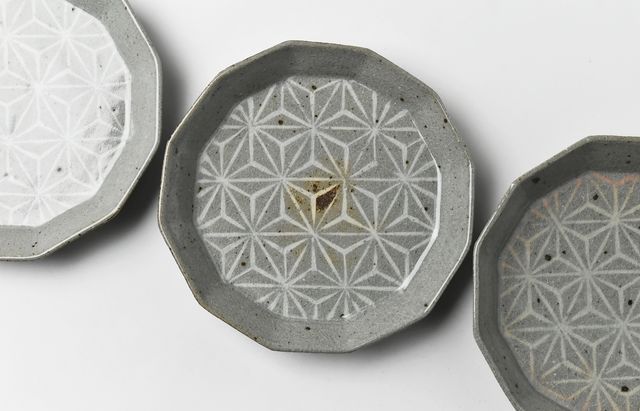 志村睦彦 39 三島麻葉文十二角5寸皿 ｜ 暮らしのうつわ花田 和食器 通販