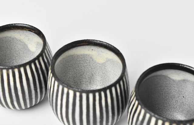 増渕篤宥 61 小湯呑（トクサ） ｜ 暮らしのうつわ花田 和食器 通販