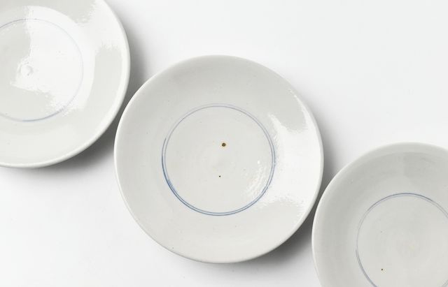 水垣千悦 110 染付ポッカリ皿4.5寸 ｜ 暮らしのうつわ花田 和食器 通販