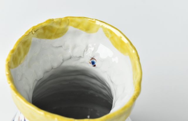 古川桜 63 花器4（色絵ムシカリ） ｜ 暮らしのうつわ花田 和食器 通販