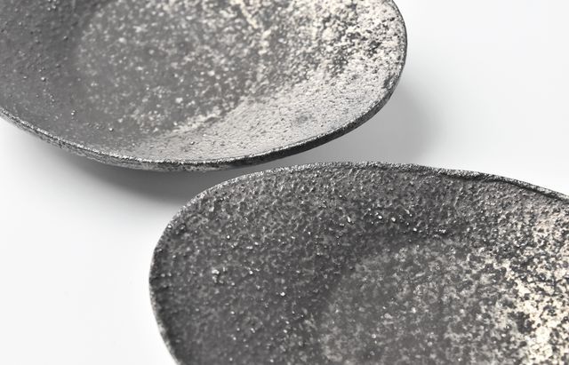 山本哲也 4 sabi-小判形小皿 ｜ 暮らしのうつわ花田 和食器 通販