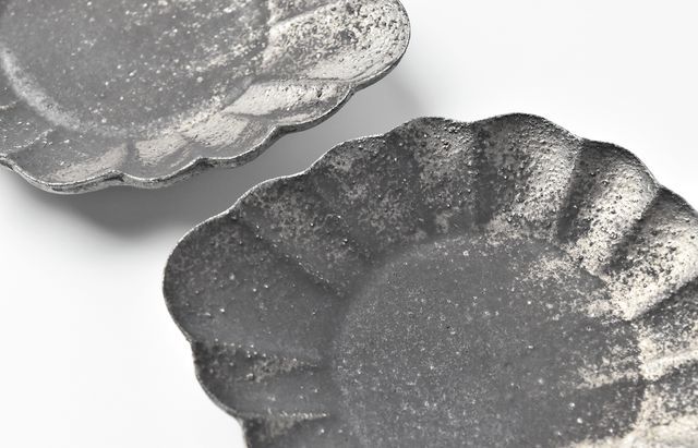 山本哲也 23 sabi-輪花菱形皿（中） ｜ 暮らしのうつわ花田 和食器 通販