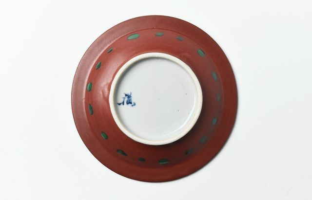 廣野俊彦 26 染付蟹渕赤塗小皿 ｜ 暮らしのうつわ花田 和食器 通販