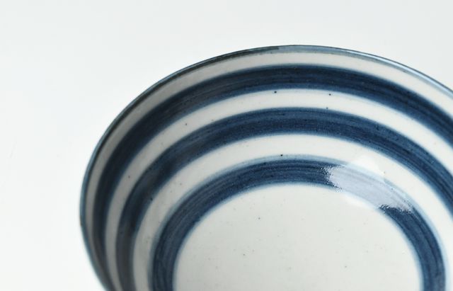 廣野俊彦 42 染付輪線茶碗 ｜ 暮らしのうつわ花田 和食器 通販