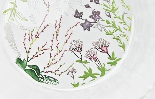金津沙矢香 さん 百花景シリーズ オーナメント 金津沙矢香展」：展示作品紹介⑦ 百花景シリーズ（うつわ