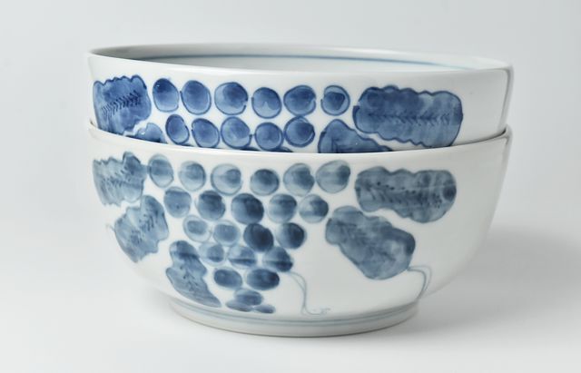 九谷青窯 147 葡萄文深鉢 ｜ 暮らしのうつわ花田 和食器 通販