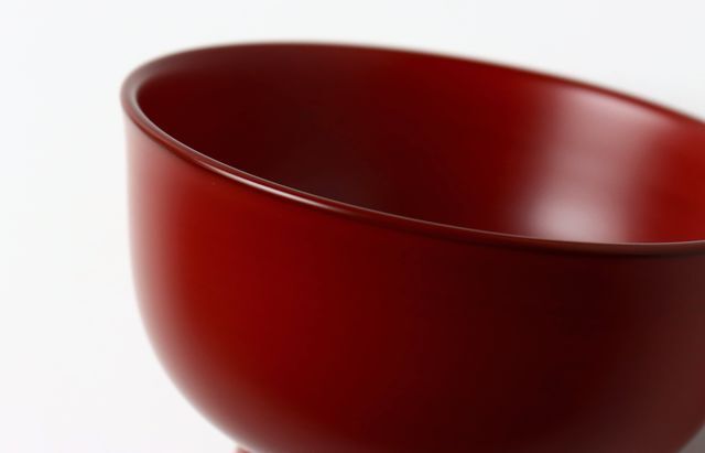 岩舘隆（浄法寺）端反椀 朱（4.2寸） 作家｜和食器 通販 暮らしの