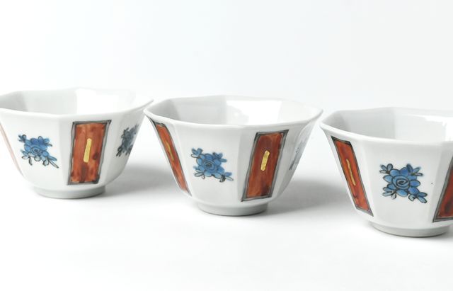 正木春蔵 色絵金彩 八角小鉢 ｜ 暮らしのうつわ花田 和食器 通販