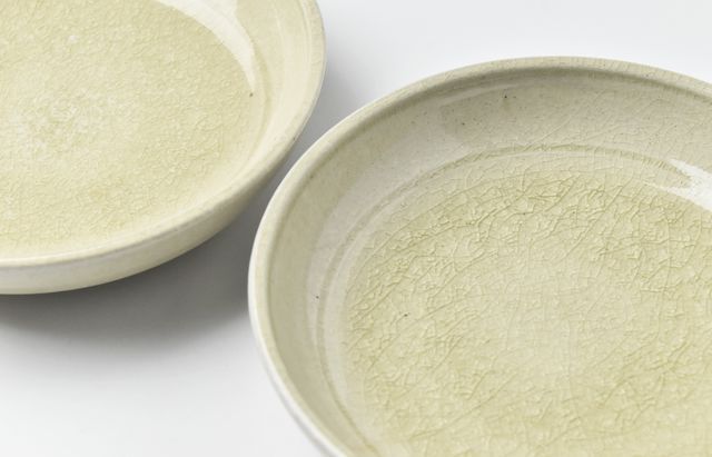 風窯 黄灰釉5寸深皿 ｜ 暮らしのうつわ花田 和食器 通販