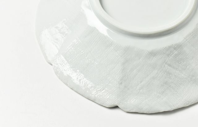 ほたる窯 白磁葉形皿 ｜ 暮らしのうつわ花田 和食器 通販
