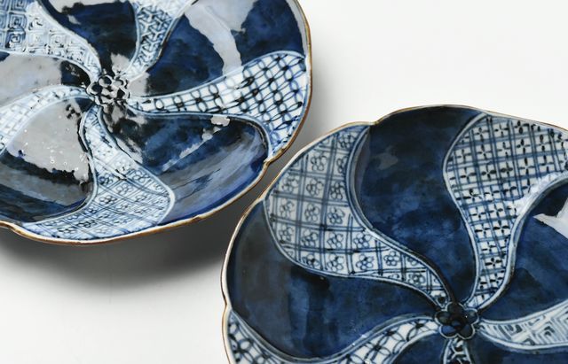 須谷窯 祥瑞捻り文皿 ｜ 暮らしのうつわ花田 和食器 通販