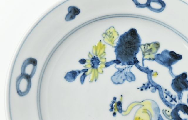 横井佳乃 12 6寸皿 色絵 孔雀 ｜ 暮らしのうつわ花田 和食器 通販