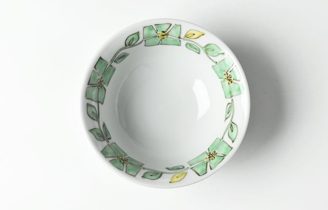 横井佳乃 14 4.5寸鉢 色絵 花めぐり ｜ 暮らしのうつわ花田 和食器 通販