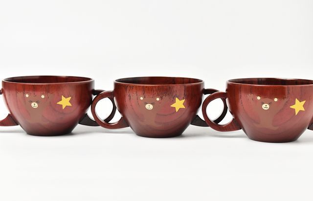 花田 K3.3両手カップ茜 くま ｜ MOAS Kids モアスキッズ 暮らしの