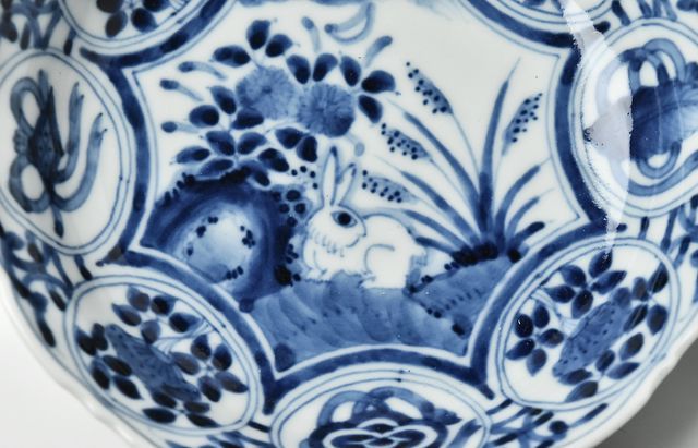 岩永浩 芙蓉手兎文輪花向付 ｜ 暮らしのうつわ花田 和食器 通販