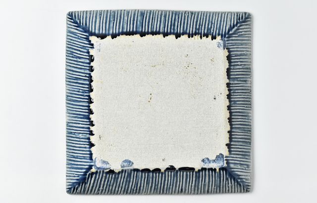 雪ノ浦裕一 27 藍釉紫陽花文鎬四方大皿 ｜ 暮らしのうつわ花田 和食器 通販