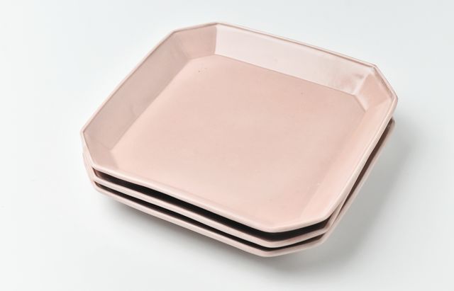 阿部春弥・みか ピンク四方皿 ｜ 暮らしのうつわ花田 和食器 通販