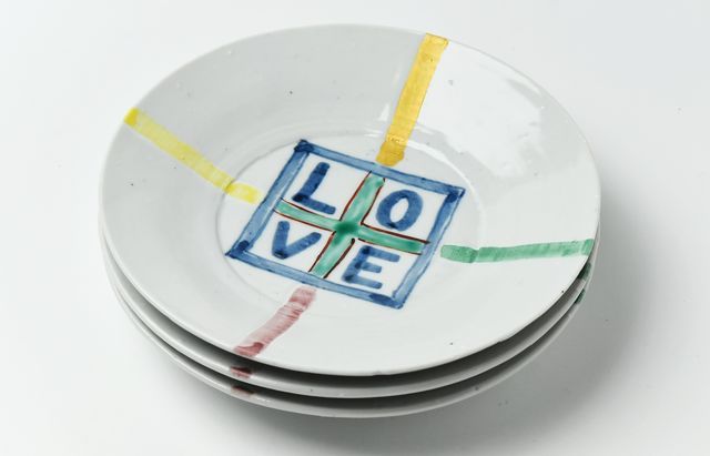 中尾万作 LOVE7寸皿 ｜ 暮らしのうつわ花田 和食器 通販