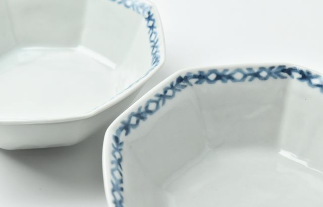 稲村真耶 印判5寸八角鉢 ｜ 暮らしのうつわ花田 和食器 通販