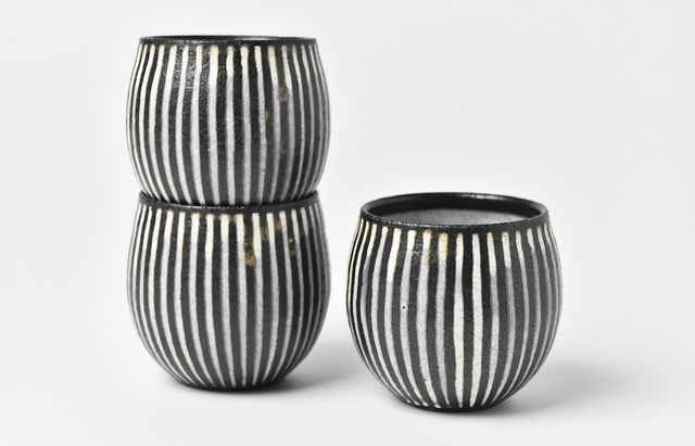 増渕篤宥 61 小湯呑（トクサ） ｜ 暮らしのうつわ花田 和食器 通販