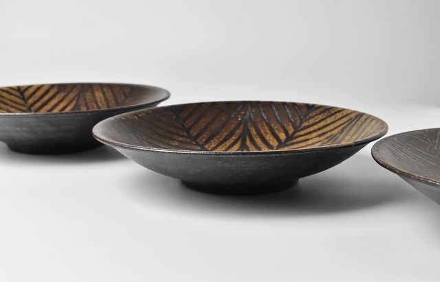 城進 12A 鉄絵平鉢8寸 ｜ 暮らしのうつわ花田 和食器 通販