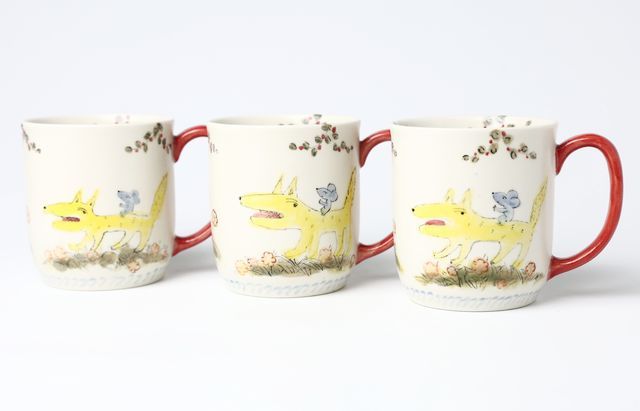 松浦ナオコ 14B オオカミのマグカップ（探検の途中で） ｜ 暮らしの