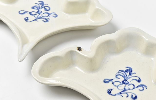 松本郁美 48 貫入灰釉銀杏型皿 ｜ 暮らしのうつわ花田 和食器 通販