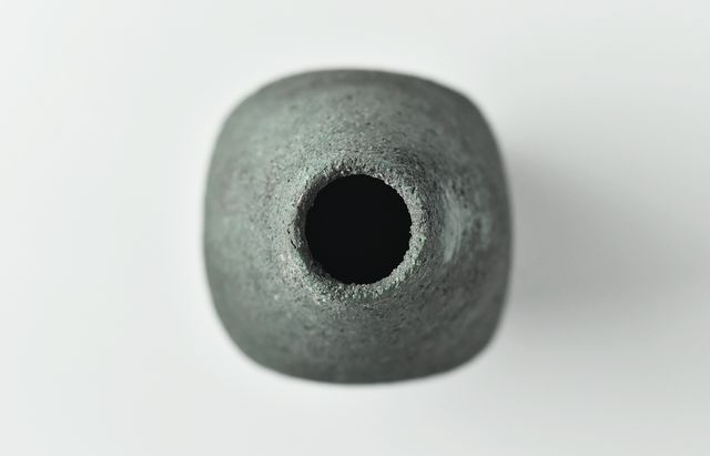 野口悦士 258 緑青 角瓶 ｜ 暮らしのうつわ花田 和食器 通販