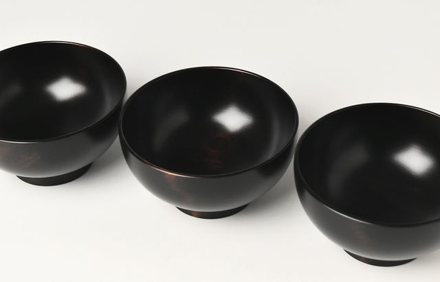 ふじい製作所 34 丸椀 拭漆 ｜ 暮らしのうつわ花田 和食器 通販