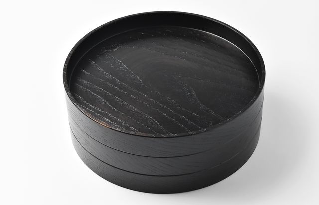 ふじい製作所 70 栗の盆 漆 240/30 ｜ 暮らしのうつわ花田 和食器 通販