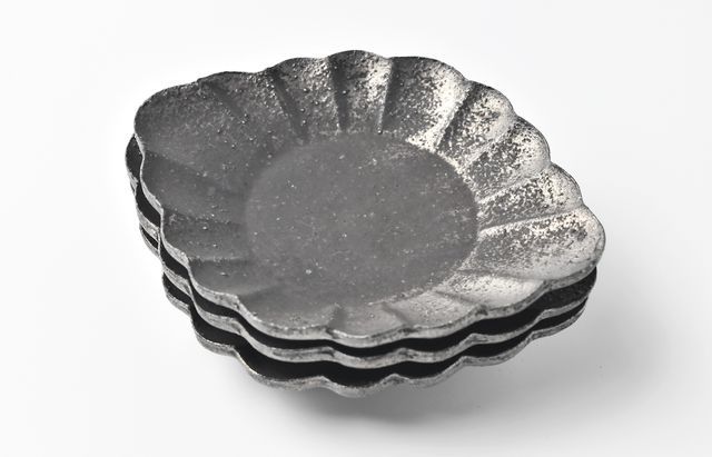 山本哲也 23 sabi-輪花菱形皿（中） ｜ 暮らしのうつわ花田 和食器 通販