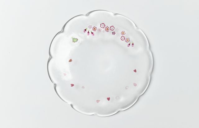 三留舞 3 桜咲く丸皿 ｜ 暮らしのうつわ花田 和食器 通販