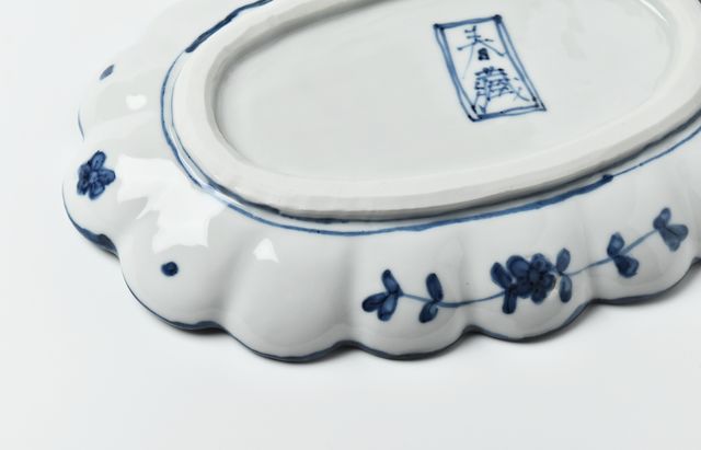 正木春蔵　染付花模様 八角形皿 3枚セット 正木春蔵 色絵染附 槍梅文八角平盃 ｜ 暮らしのうつわ花田 和